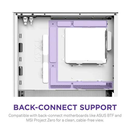 NZXT H3 Flow White M-ATX Mini Tower Case 2025 Edition