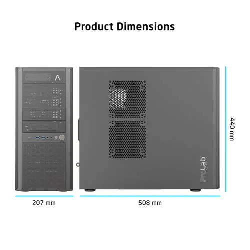 ProLab Design AI838 Mid Tower Workstation Case