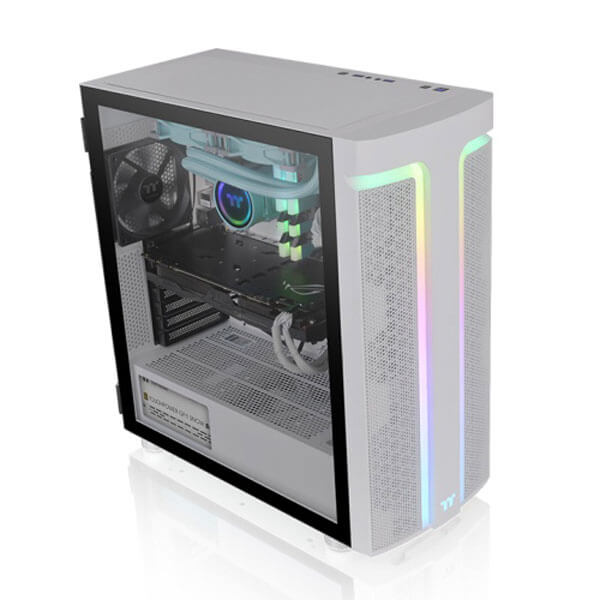 Thermaltake H590 TG White ARGB E-ATX Mid Tower Case