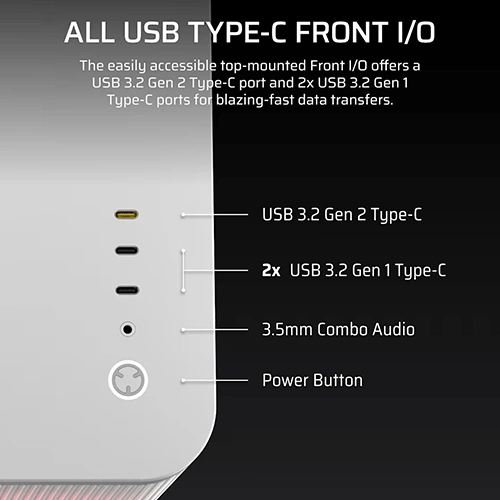 Corsair Air 5400 RS-R ARGB E-ATX White Mid Tower Case