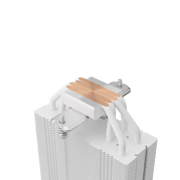Dissipatore CPU GAMDIAS Boreas E2 410, Bianco, 4 Heatpipes, Ventola 120mm PWM - 3