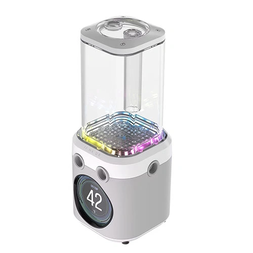 CORSAIR iCUE LINK XD6 RGB Elite LCD Pump and Reservoir With LCD screen - White
