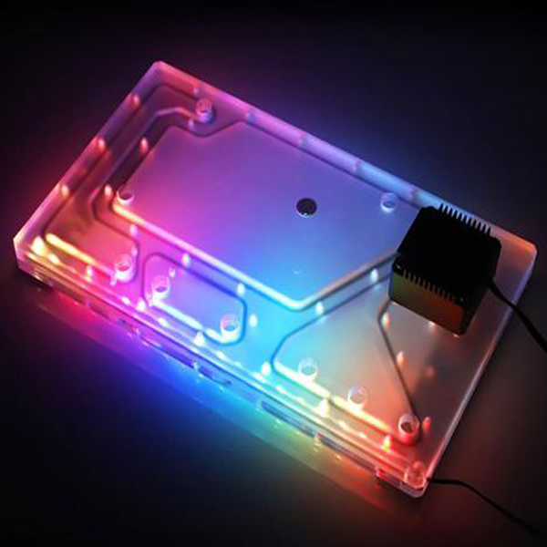 Bykski ARGB Distro Plate For Thermaltake Level 20 XT (RGV-TT-LEVEL20XT) And DDC Pump (B-PMD3-COV)