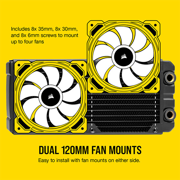 CORSAIR Hydro X Series XR7 240mm Water Cooling Radiator