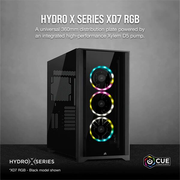 Corsair Hydro X XD7 RGB D5 Distro Plate (White)