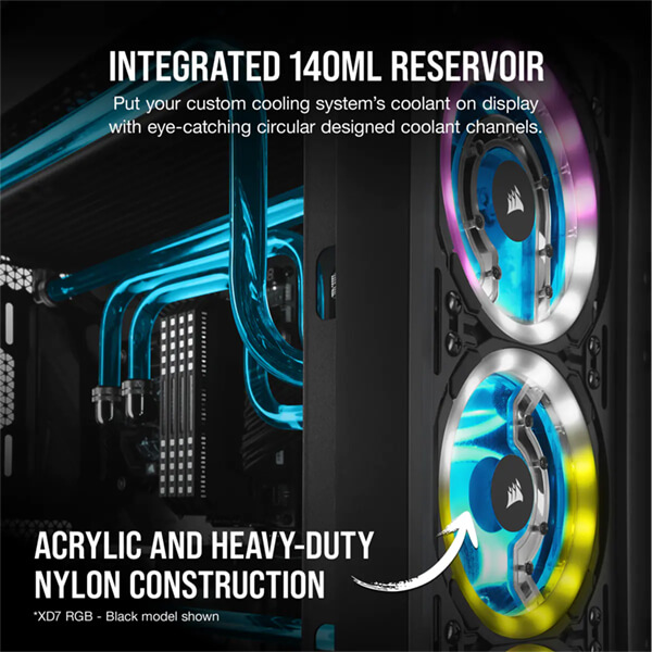 Corsair Hydro X XD7 RGB D5 Distro Plate (White)