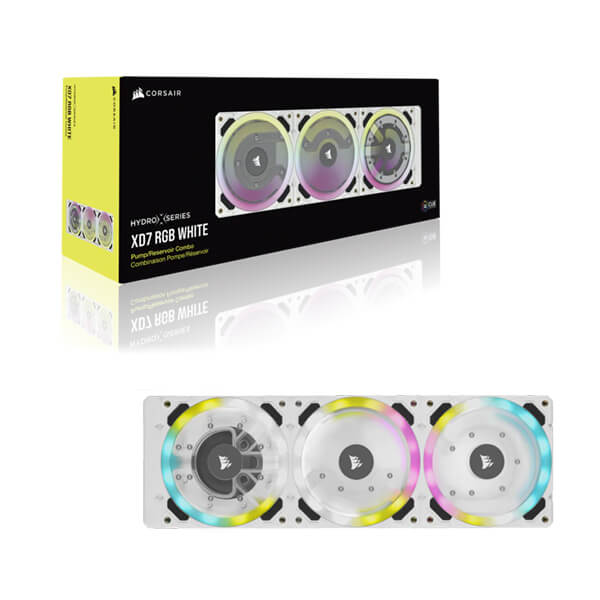 Corsair Hydro X XD7 RGB D5 Distro Plate (White)