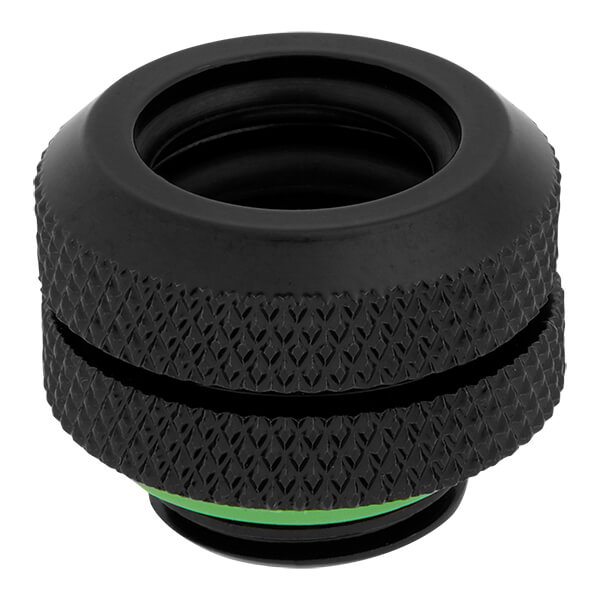 Corsair Hydro X Series XF Hardline 12mm OD Fitting Four Pack (Black)