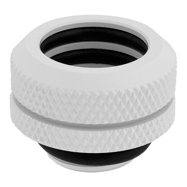 Corsair Hydro X Series XF Hardline 14mm OD Fitting Four Pack (White)