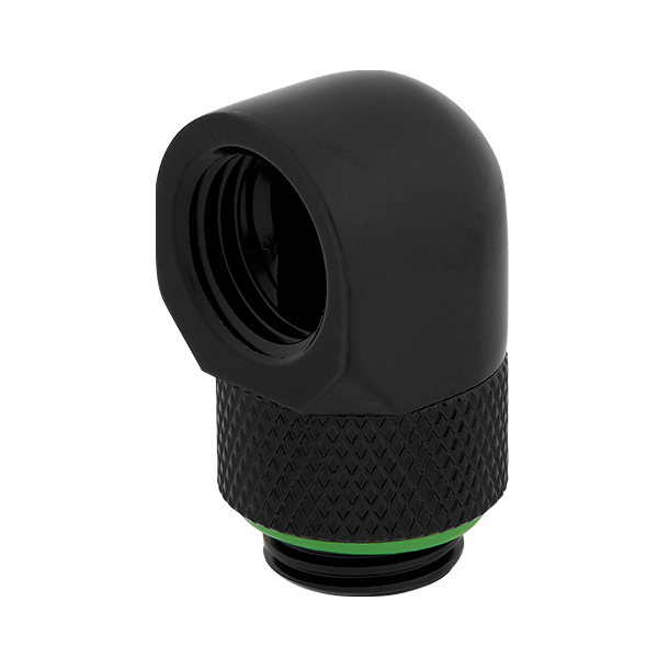 Corsair Hydro X Series XF Hardline 90&deg; Rotary Adapter Twin Pack (Black)