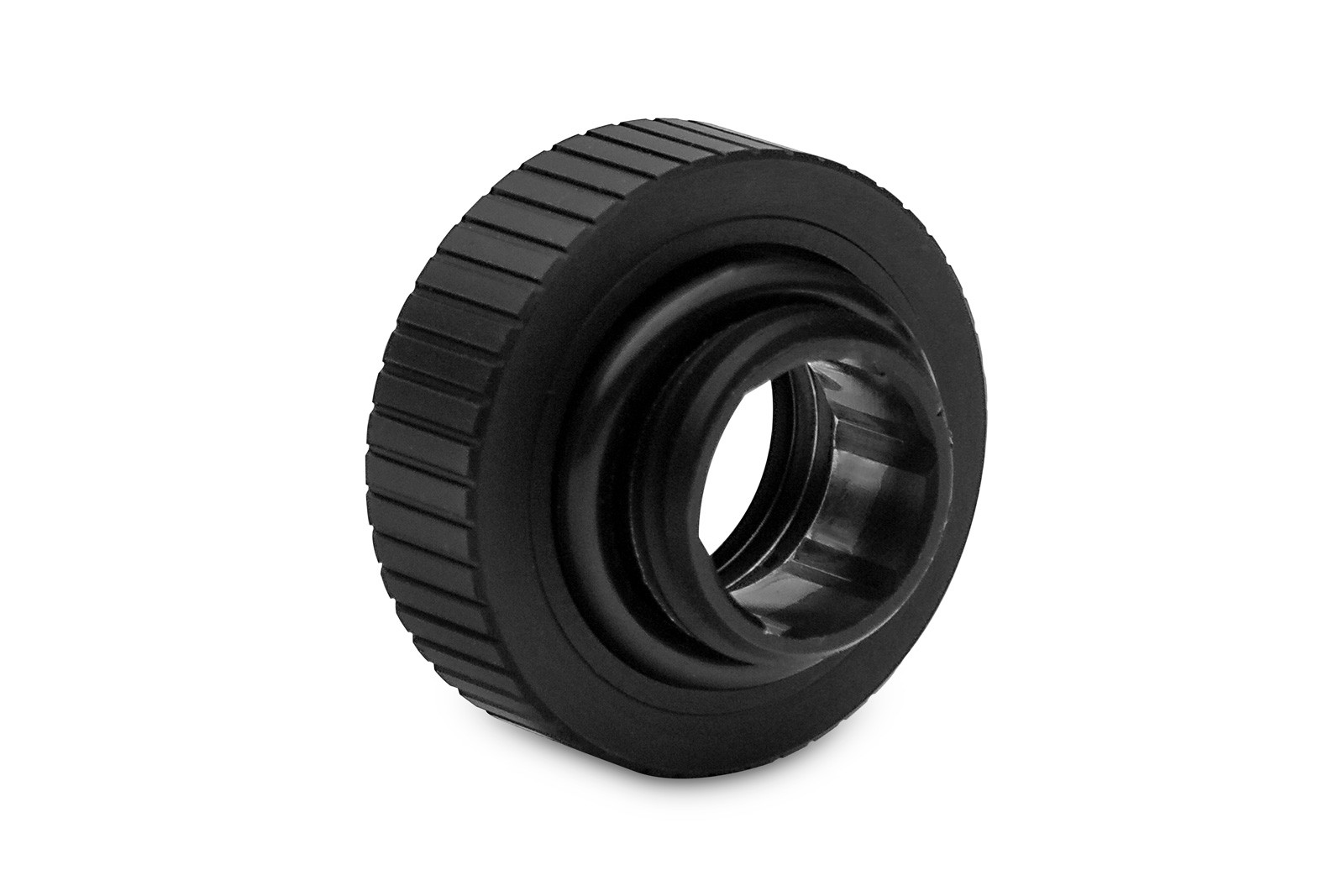 EK-Quantum Torque - 7mm Male to Male Static Extender - Satin Black