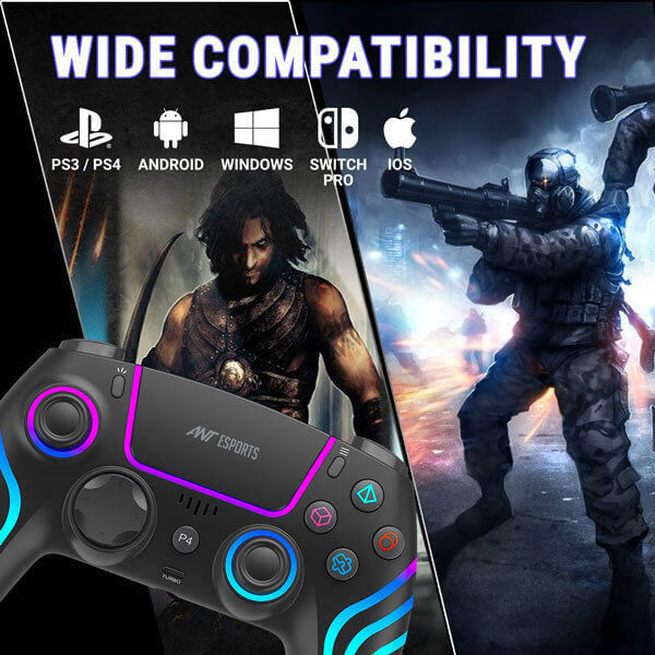 Ant Esports GP400 RGB Wireless Game Controller with Touch Pad