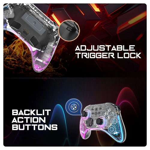 Cosmic Byte Stellaris Tri Mode Transparent Game Controller