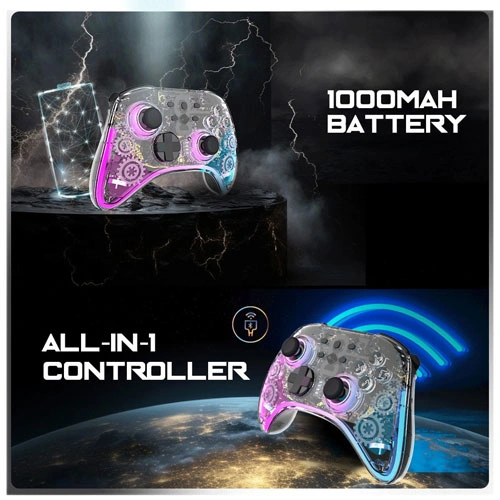 Cosmic Byte Stellaris Tri Mode Transparent Game Controller