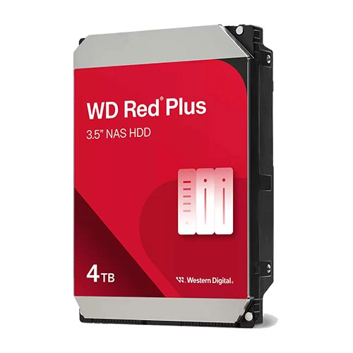 WD Red Plus 4TB 5400 RPM NAS Internal Hard Drive