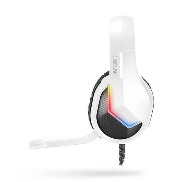 Ant Esports H1100 Pro Auto RGB White Gaming Headset