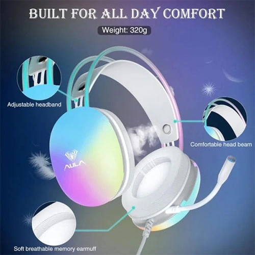 Aula S505 RGB Pink Gaming Headset