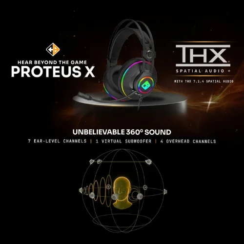 Cosmic Byte Proteus X 7.1 RGB Gaming Headset