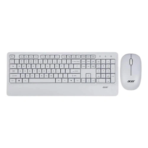 Acer Palmease Wireless White Keyboard and Mouse Combo