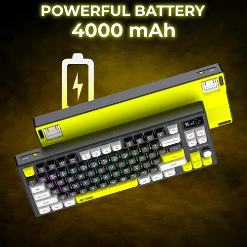 Ant Esports APEX 200 Wireless Tri Mode RGB Mechanical Gaming Keyboard