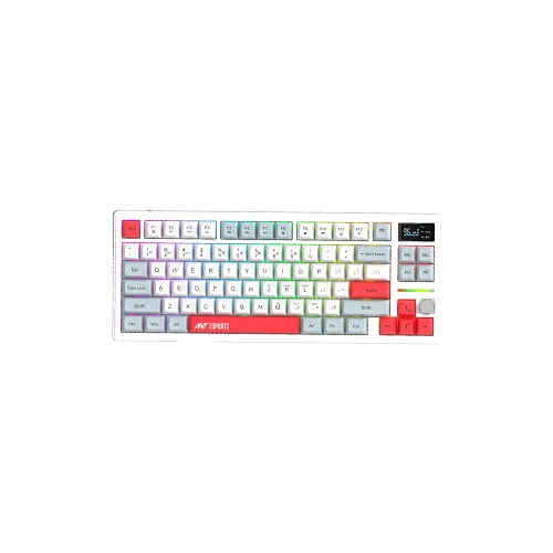 Ant Esports APEX 200 Wireless Tri Mode RGB White Mechanical Gaming Keyboard
