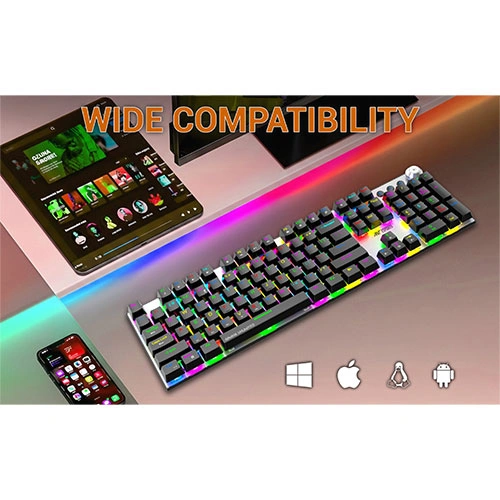 Ant Esports MK4400 Pro Wireless RGB Mechanical Gaming Keyboard With Brown Switches