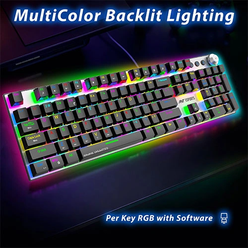 Ant Esports MK4400 Pro Wireless RGB Mechanical Gaming Keyboard With Red Switches
