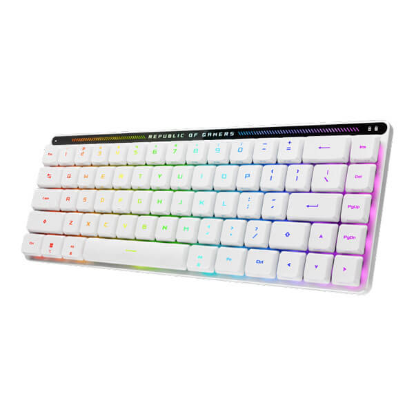 Asus ROG Falchion RX Low Profile White Tri-Mode Gaming Keyboard