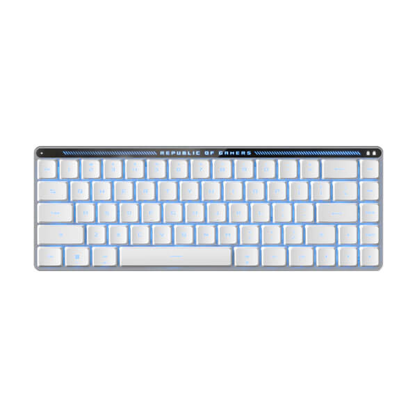 Asus ROG Falchion RX Low Profile White Tri-Mode Gaming Keyboard