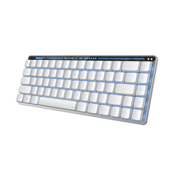 Asus ROG Falchion RX Low Profile White Tri-Mode Gaming Keyboard