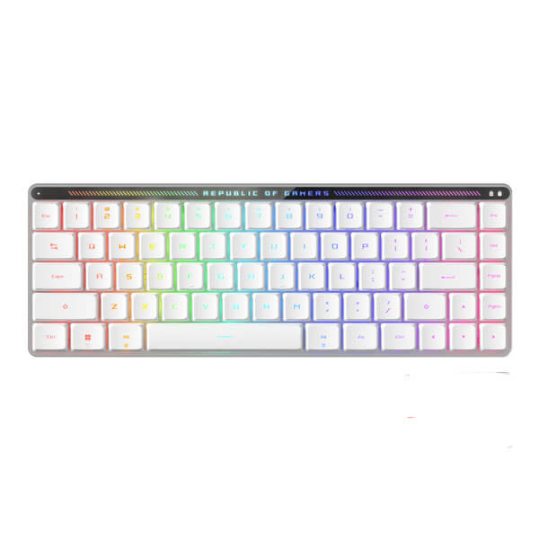 Asus ROG Falchion RX Low Profile White Tri-Mode Gaming Keyboard