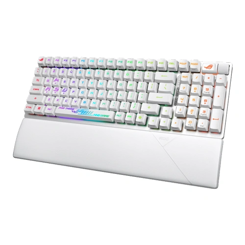 Asus ROG Strix Scope II 96 RX Wireless White Keyboard with Red Switches