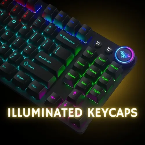 Aula M75 Tri-Mode RGB Mechanical Gaming Keyboard With Red Switches