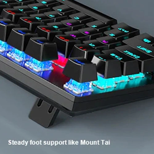 Aula S2022 Rainbow Backlight Mechanical Gaming Keyboard With Blue Switches