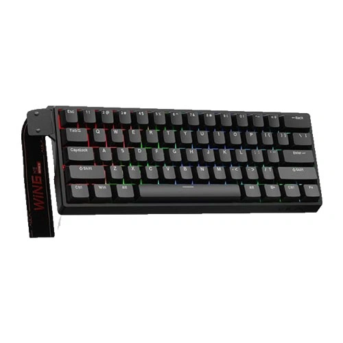 Aula Win60 He 60 Percent Mechanical Gaming Keyboard With Black Graywood Magnetic Switch