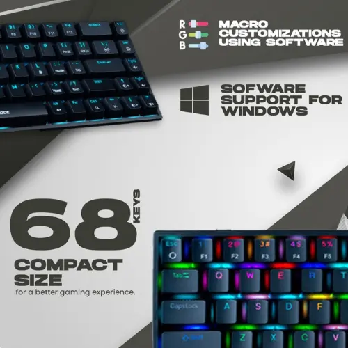 Cosmic Byte Artemis Keyboard with Blue Mechanical Switch