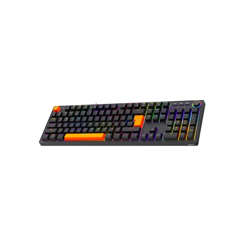 Fingers Macho-MK1 Black Orange RGB Mechanical Gaming Keyboard