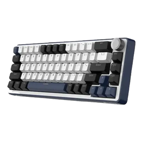 Karnage Sentinel White Blue Mechanical RGB Gaming Keyboard