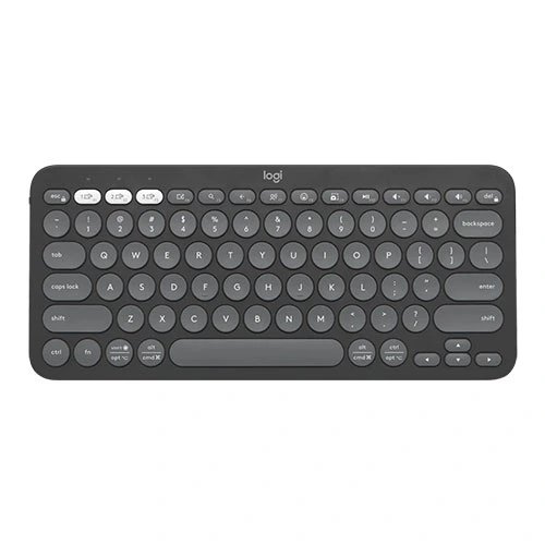 Logitech Pebble Keys 2 K380S Graphite Wireless Keyboard