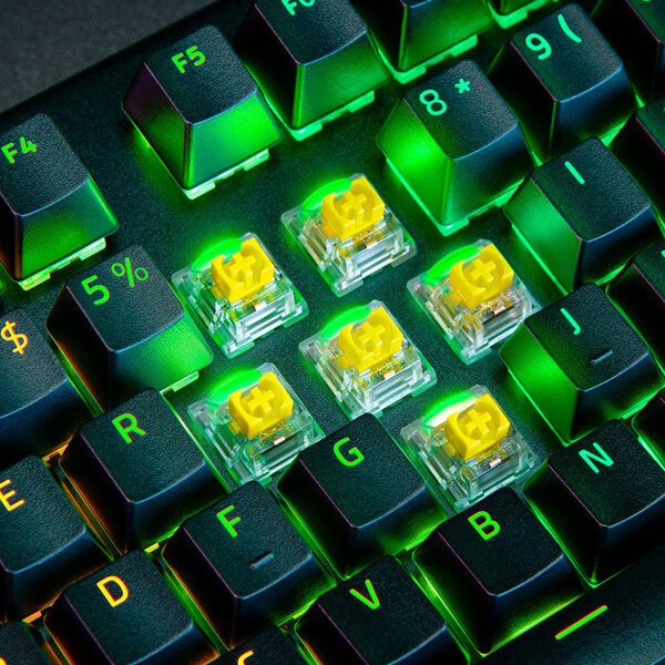 Razer BlackWidow V4 Pro Mechanical Gaming Keyboard (Yellow Switches)
