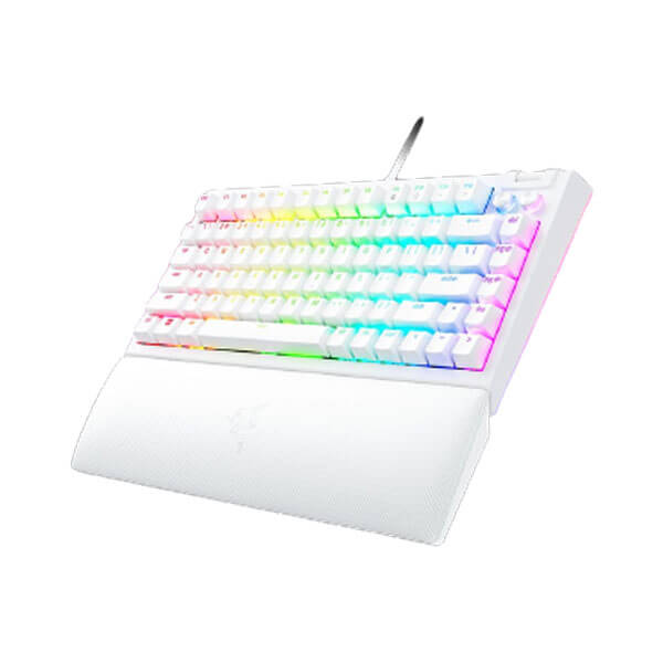 Razer BlackWidow V4 75 Percent White Mechanical Gaming Keyboard