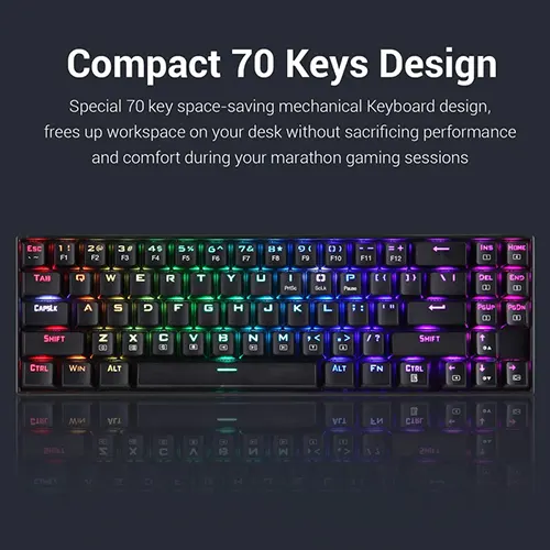 Redragon Deimos K599 TKL Wireless Mechanical RGB Gaming Keyboard With Outemu Red Switch
