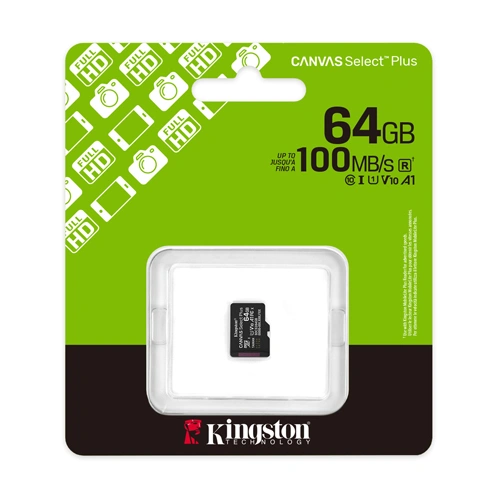 Kingston Canvas Select Plus 64GB microSDXC Memory Card