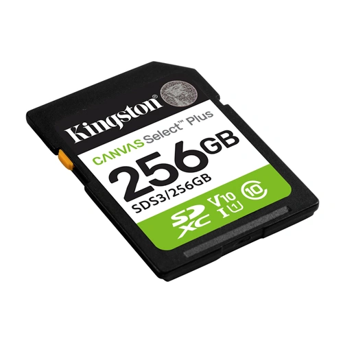 Kingston Canvas Select Plus 256GB SDXC Memory Card