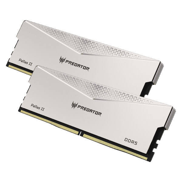 Acer Predator Pallas II Silver 64GB (32GBx2) 6000MHz CL30 DDR5 RAM