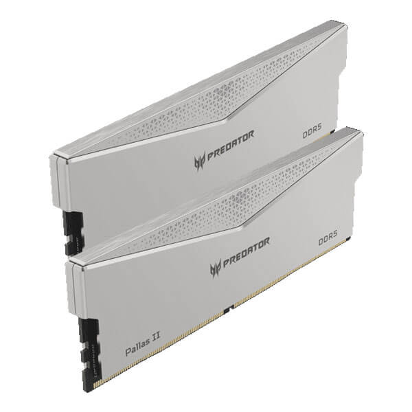 Acer Predator Pallas II Silver 64GB (32GBx2) 6000MHz CL30 DDR5 RAM