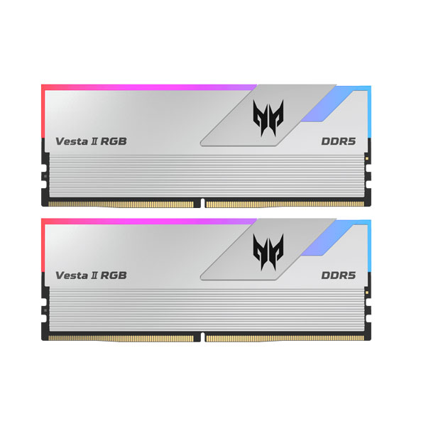 Acer Predator Vesta II RGB Silver 32GB (16GBx2) 7200MHz CL34 DDR5 RAM