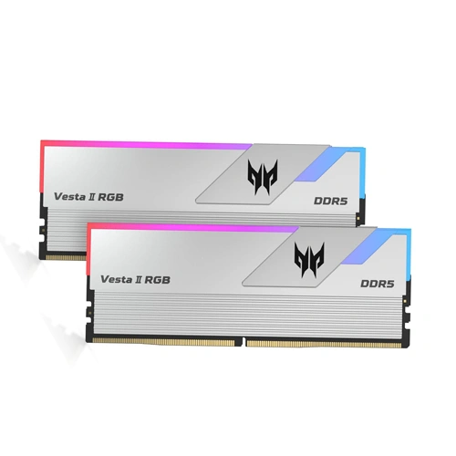 Acer Predator Vesta II Silver RGB 32GB (16GBx2) 6000MHz CL36 DDR5 RAM