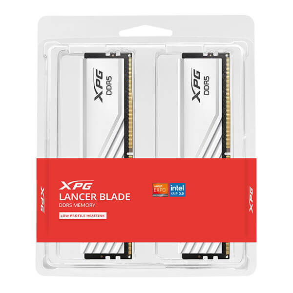 Adata XPG Lancer Blade White 64GB (32GBx2) 6000MHz CL30 DDR5 RAM