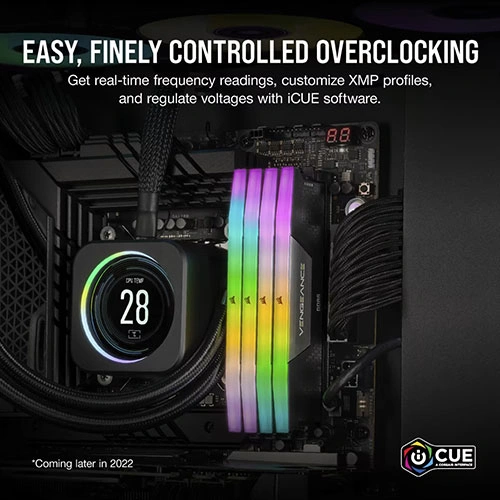 Corsair Vengeance RGB 128GB (64GBx2) 6000MHz CL40 DDR5 RAM